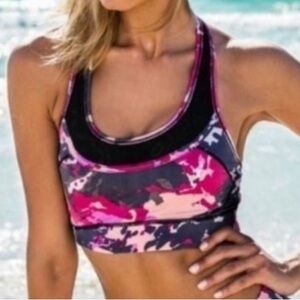 Limited edition Zingara sports bra in coral size 1 (XS) NWT